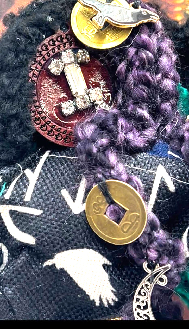 Witch Folk Crow Moon Magic Voodoo Hoodoo Conjure Witchcraft Protection Doll VT2 Witch Folk Crow Moon Magic Voodoo Hoodoo Conjure Witchcraft Protection Doll VT2