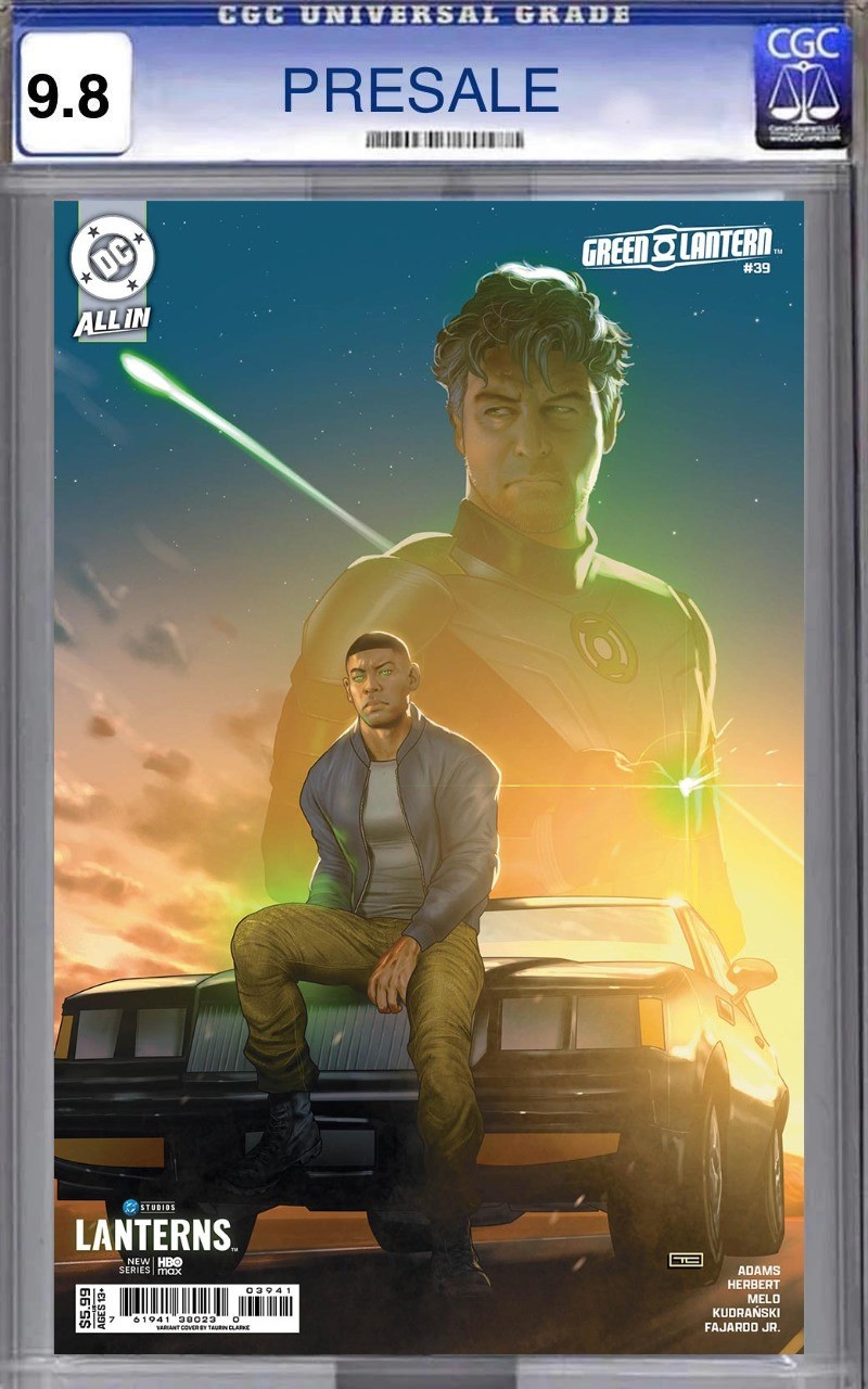PRESALE: CGC 9.8 GREEN LANTERN #39 Cvr D CLARKE LANTERNS VARIANT (9/23/26) PRESALE: CGC 9.8 GREEN LANTERN #39 Cvr D CLARKE LANTERNS VARIANT (9/23/26)
