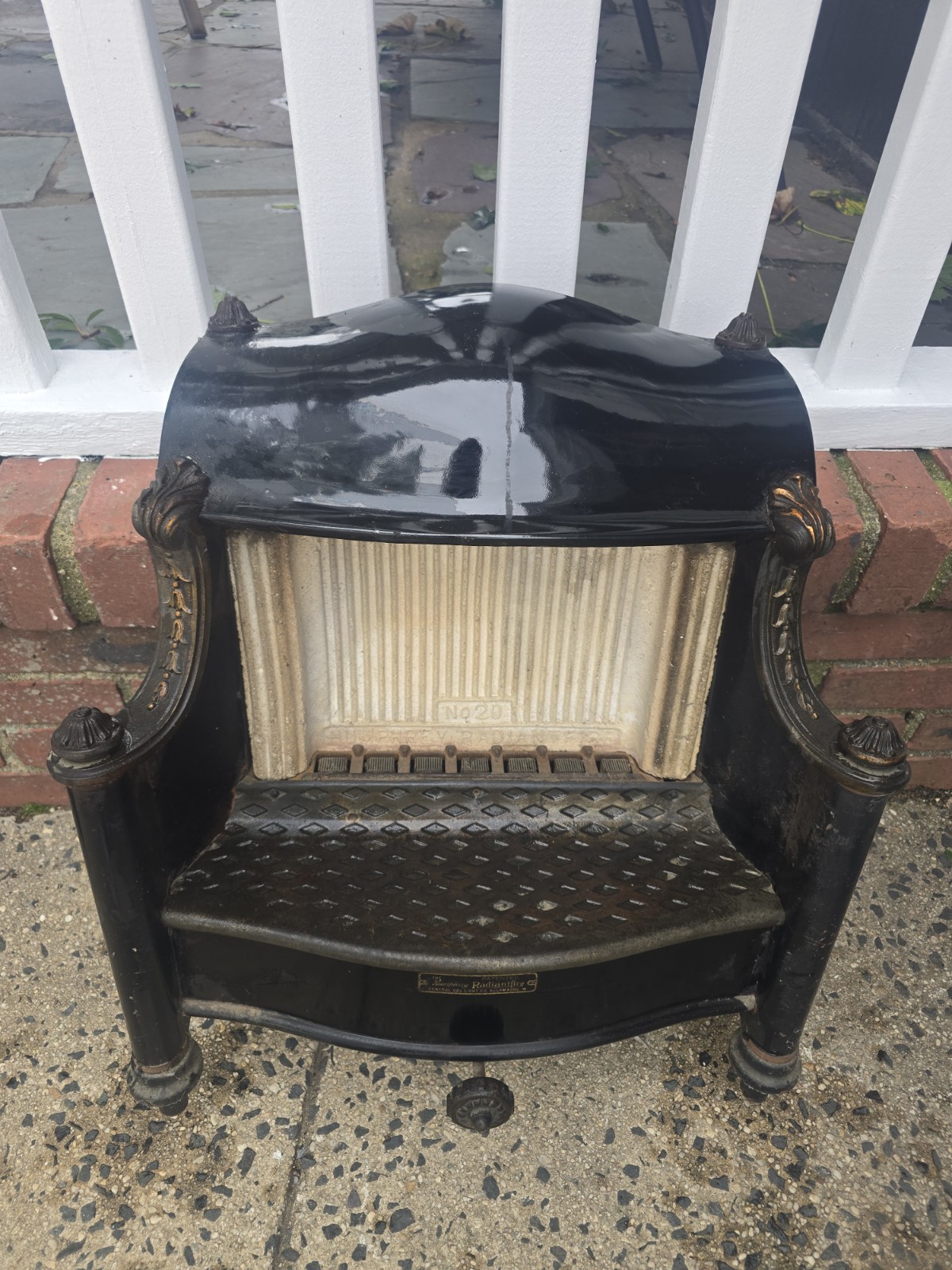 Antique Gas Heater Humphrey Radiant fire No. 20 Vintage Great Shape Antique Gas Heater Humphrey Radiant fire No. 20 Vintage Great Shape