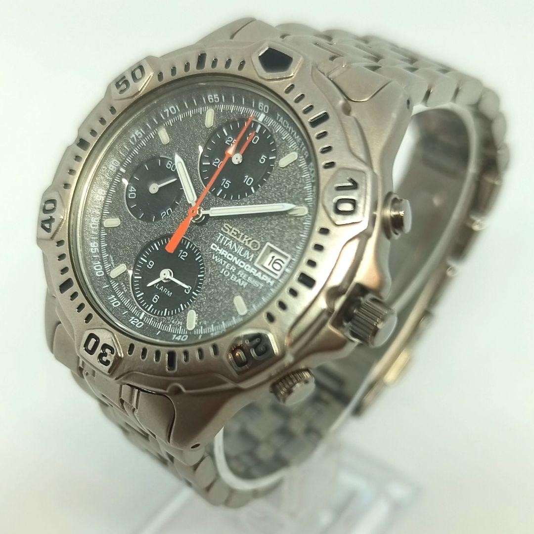 Rare Excellent Seiko TITANIUM CHRONGRAPH 7T32-6030 Rare Excellent Seiko TITANIUM CHRONGRAPH 7T32-6030