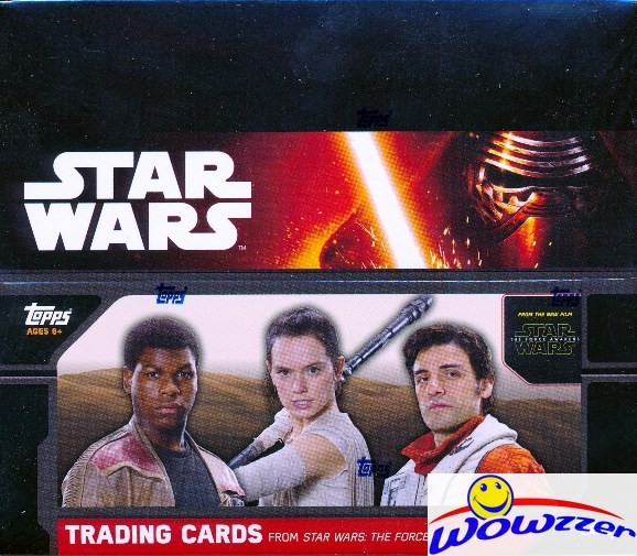 2015 Topps Star Wars the Force Awakens MASSIVE Factory Sealed 24 Pack Retail Box 2015 Topps Star Wars the Force Awakens MASSIVE Factory Sealed 24 Pack Retail Box
