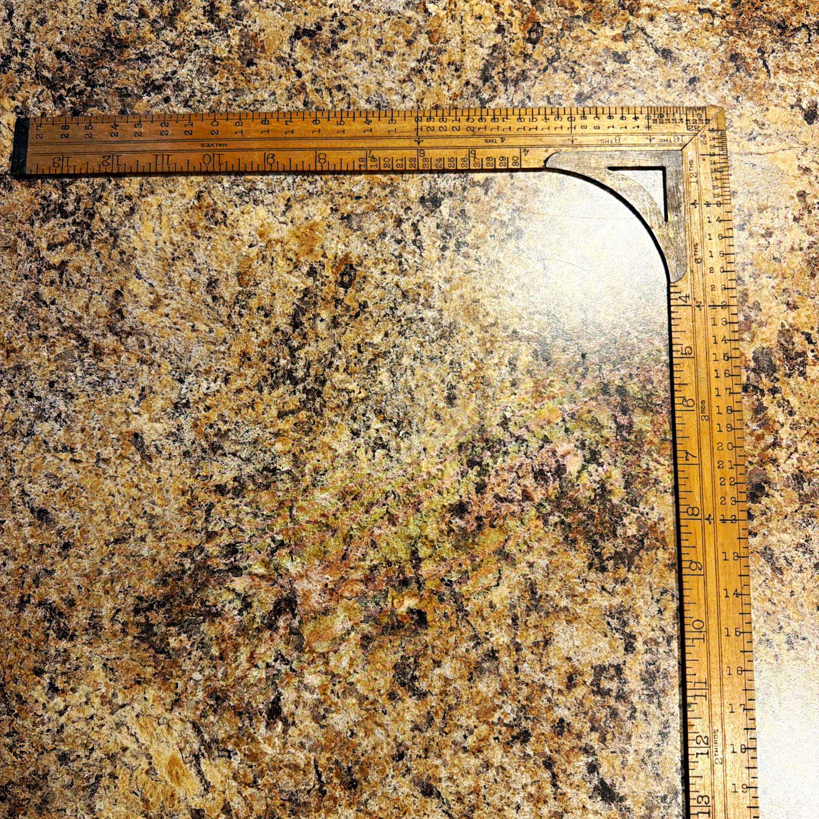 1900-1940 Lufkin Rule Co #8132 Wood & Brass Tailors Square 14" x 24" 1900-1940 Lufkin Rule Co #8132 Wood & Brass Tailors Square 14" x 24"