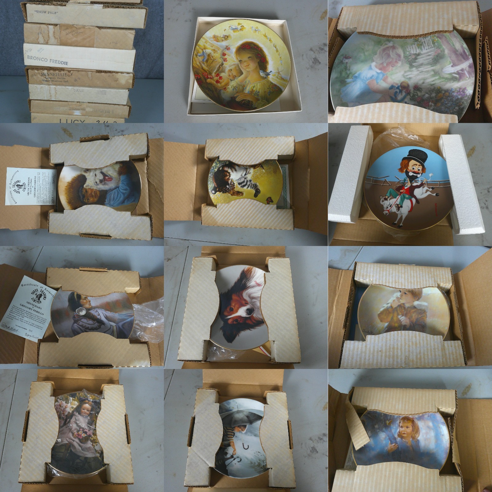 Vintage Collector Plates (In Box; w/ Certificates of Authenticity; Lot of 11) Vintage Collector Plates (In Box; w/ Certificates of Authenticity; Lot of 11)