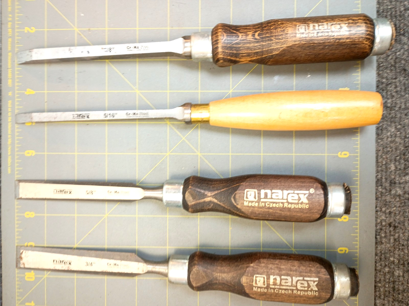 LOT mixed CHISELS Gouges NAREX Unusual Variety Barn Find KU LOT mixed CHISELS Gouges NAREX Unusual Variety Barn Find KU