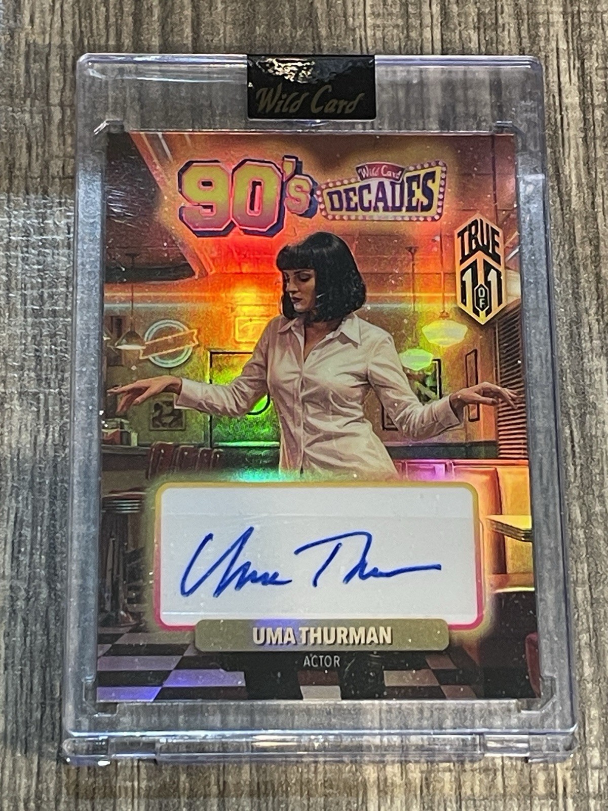 Wild Card 2026 Decades Uma Thurman Pupil Fiction True 1/1 Auto T1D290-UT2-A Wild Card 2026 Decades Uma Thurman Pupil Fiction True 1/1 Auto T1D290-UT2-A