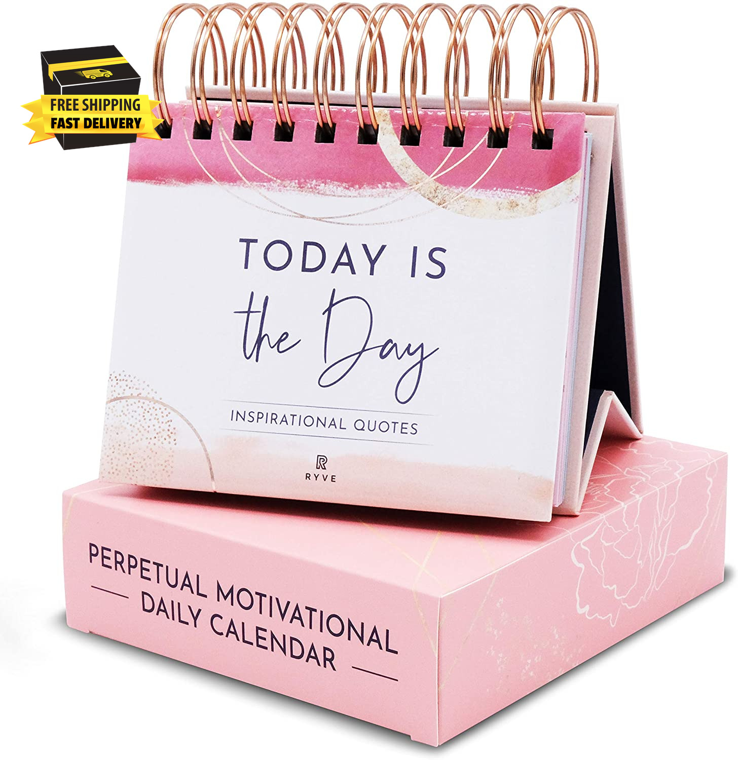 Motivational Calendar - Daily Flip Calendar with Inspirational Quotes - Motivati