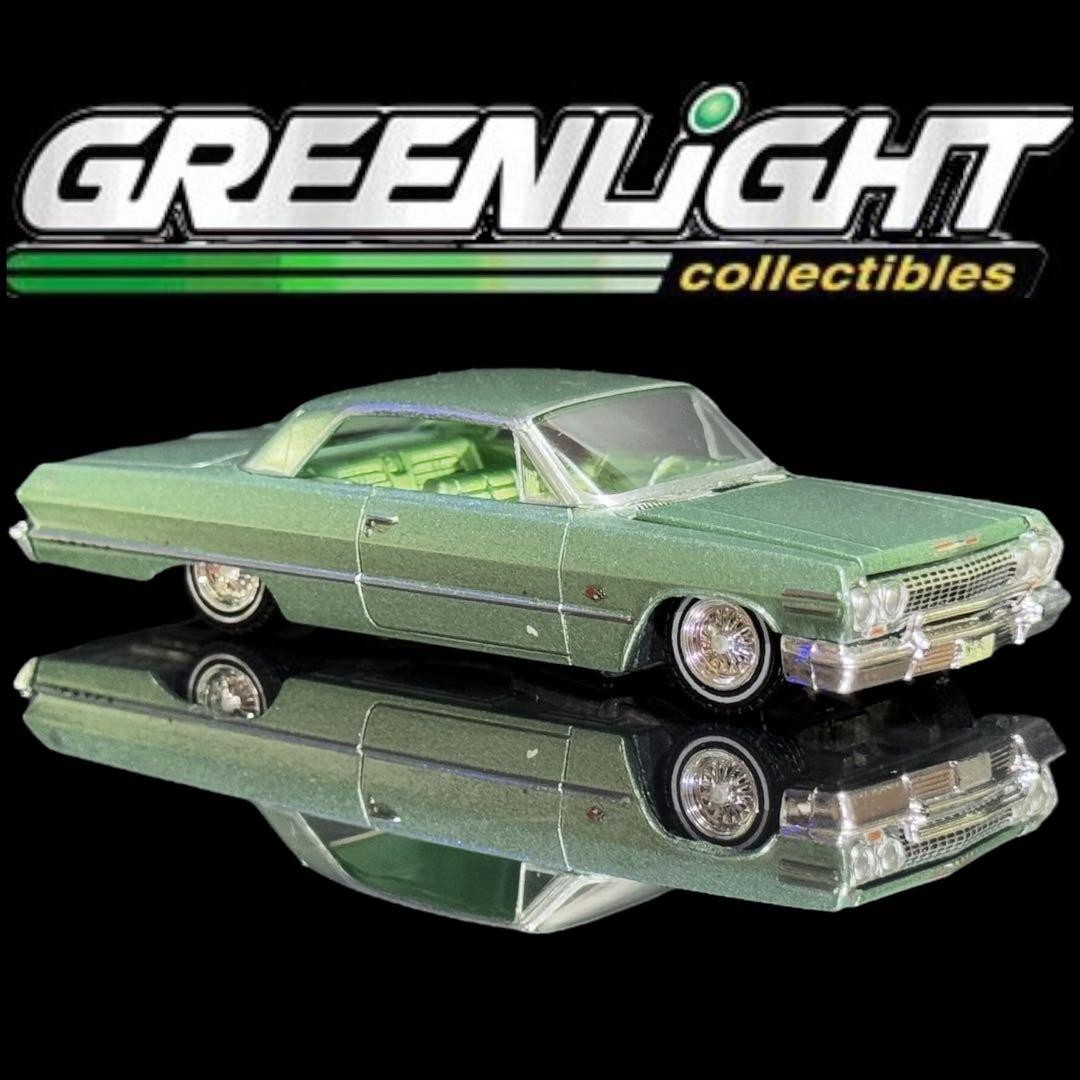 GREENLIGHT '63 CHEVROLET IMPALA LOW RIDER EAZY-E #f7ef84 GREENLIGHT '63 CHEVROLET IMPALA LOW RIDER EAZY-E #f7ef84