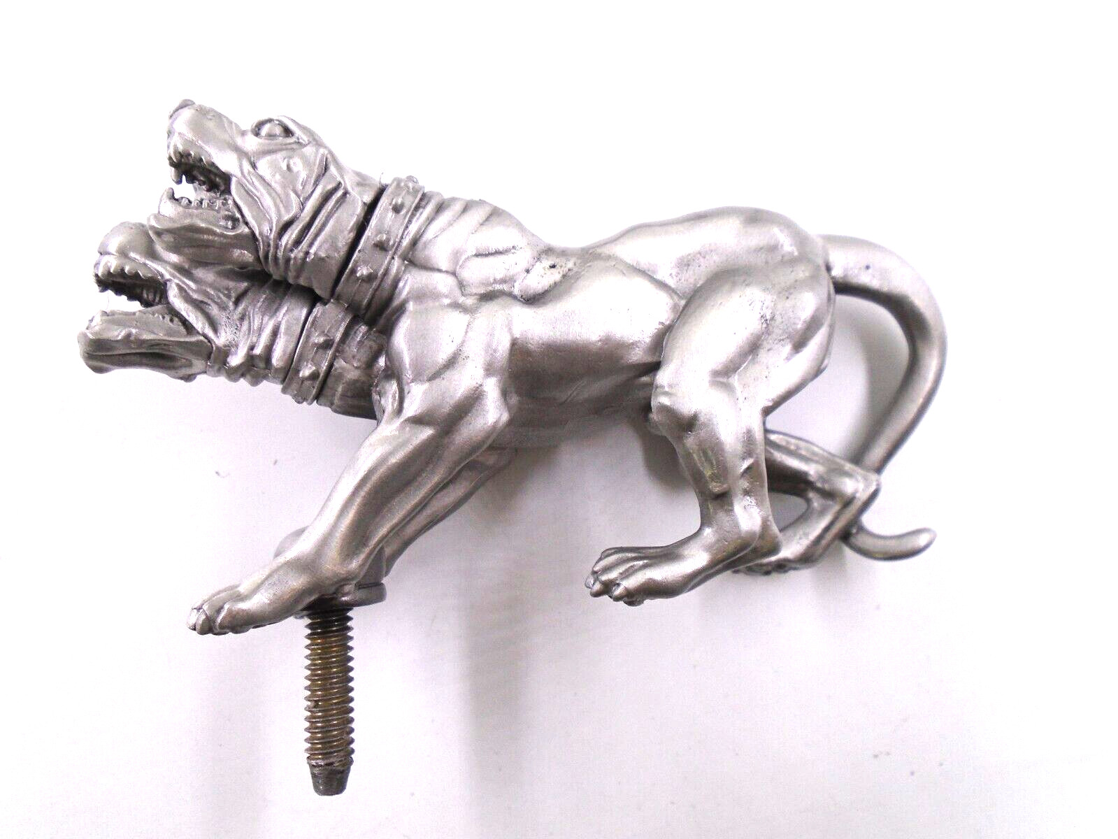 very rare cerberus, 3-headed dog,  greek mythology car hood ornament