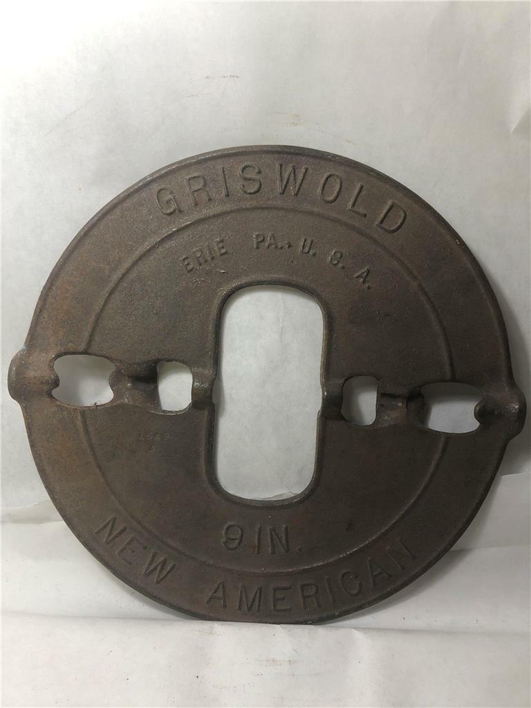 Griswold New American 9" Steel Spindle Griswold New American 9" Steel Spindle
