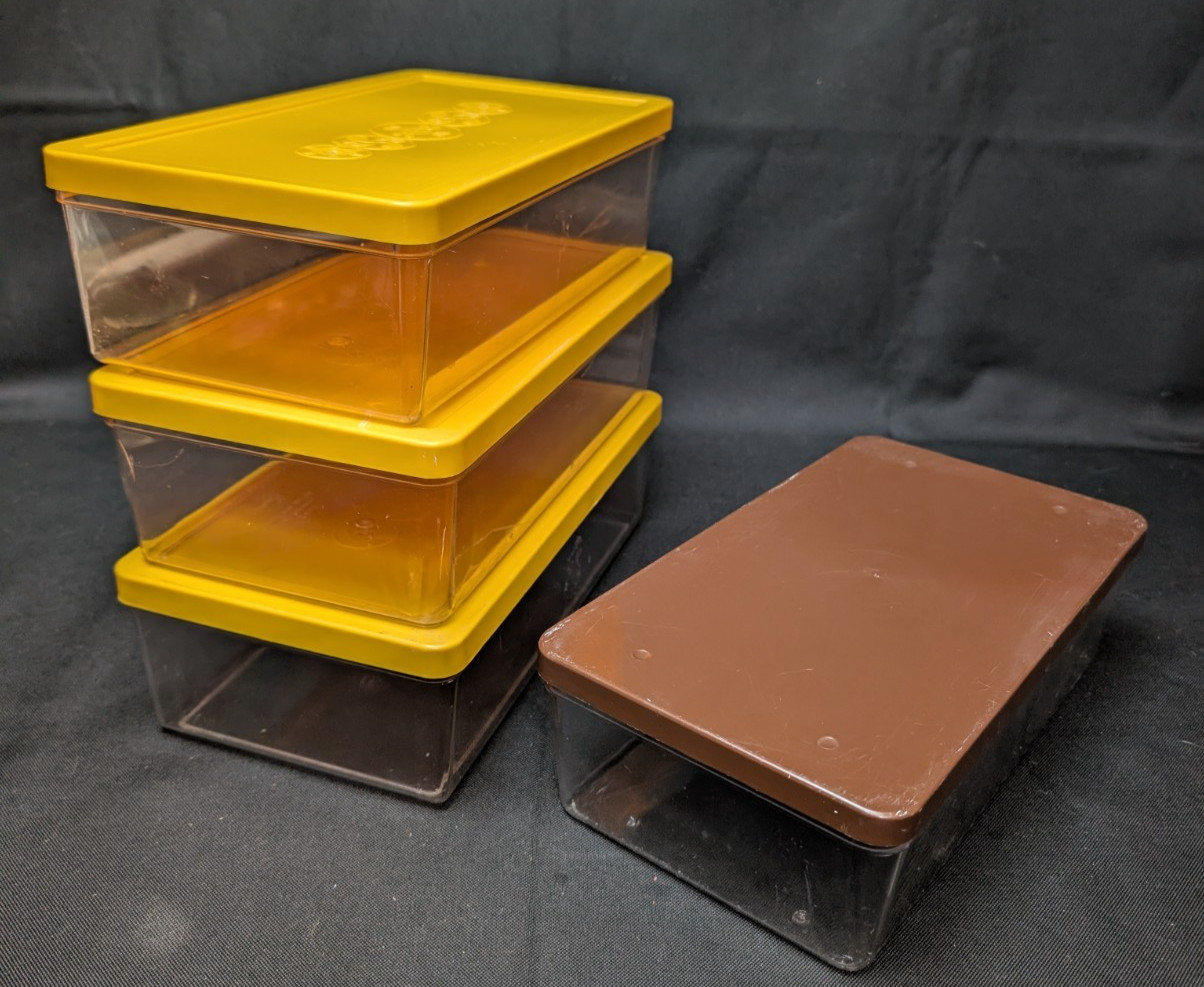 Lot of 4 Vintage Wil-Hold & Neatway Plastic Storage Box Containers Sewing Lot of 4 Vintage Wil-Hold & Neatway Plastic Storage Box Containers Sewing