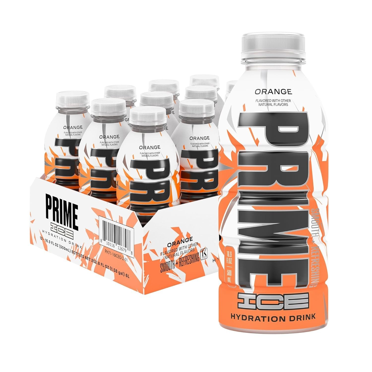 Prime Hydration 12pk-16.9 FL OZ 3 Variants Red Chill Blue Chill Orange Prime Hydration 12pk-16.9 FL OZ 3 Variants Red Chill Blue Chill Orange