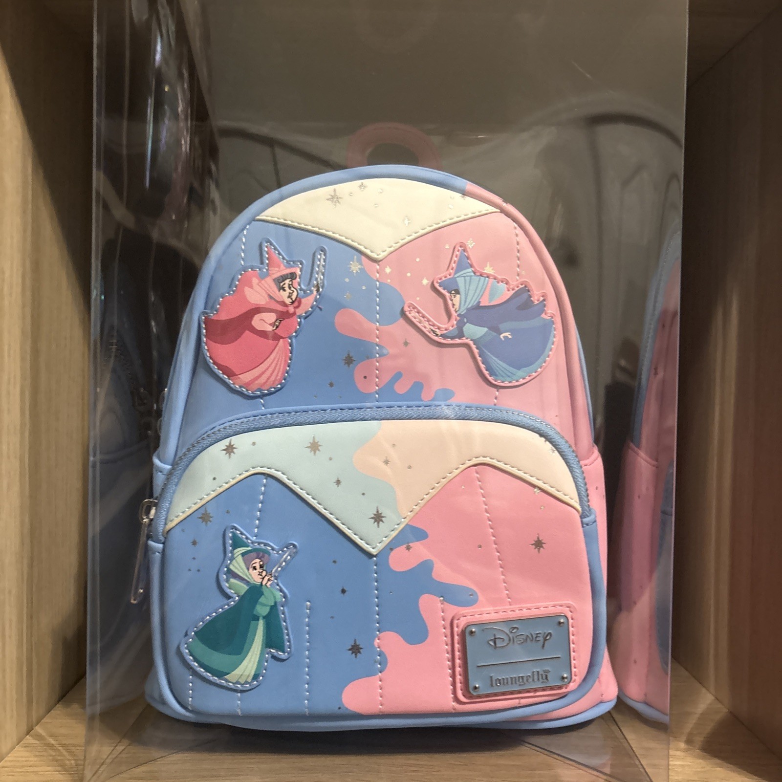 Loungefly Sleeping Beauty Mini Backpack Disney Aurora New Pink Blue Rare