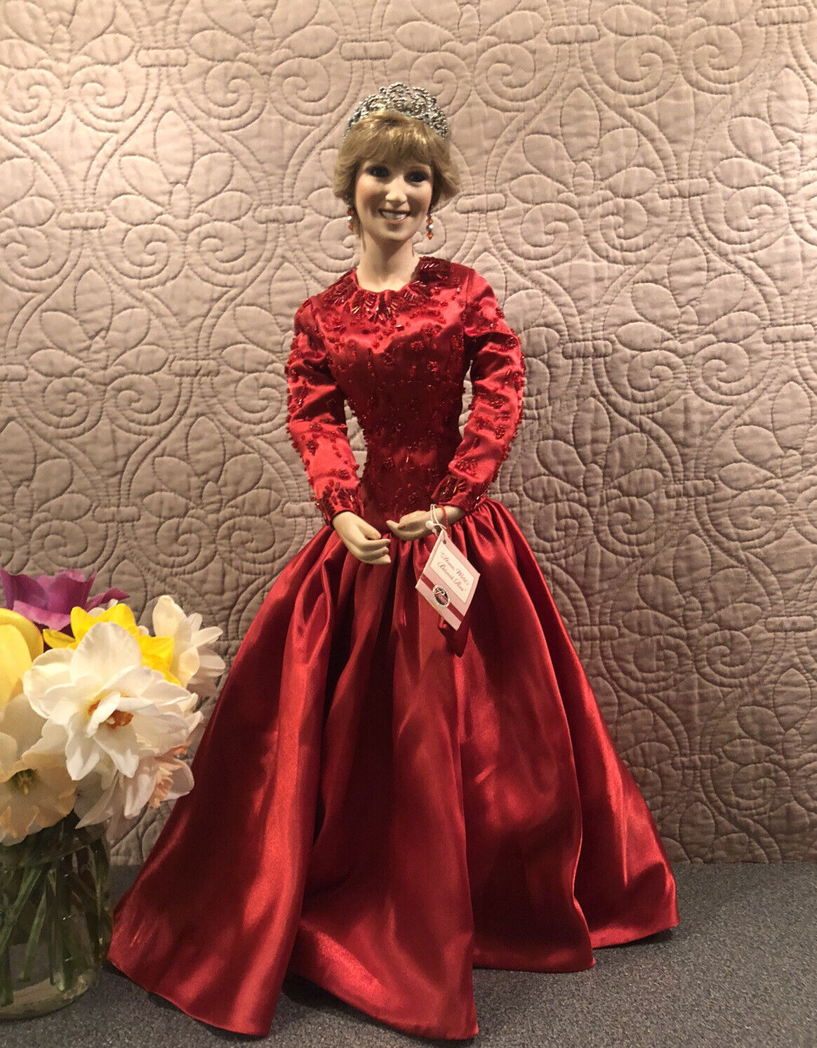 Princess “Diana World\'s Beloved Rose” Porcelain Doll by Ashton Drake Galleries