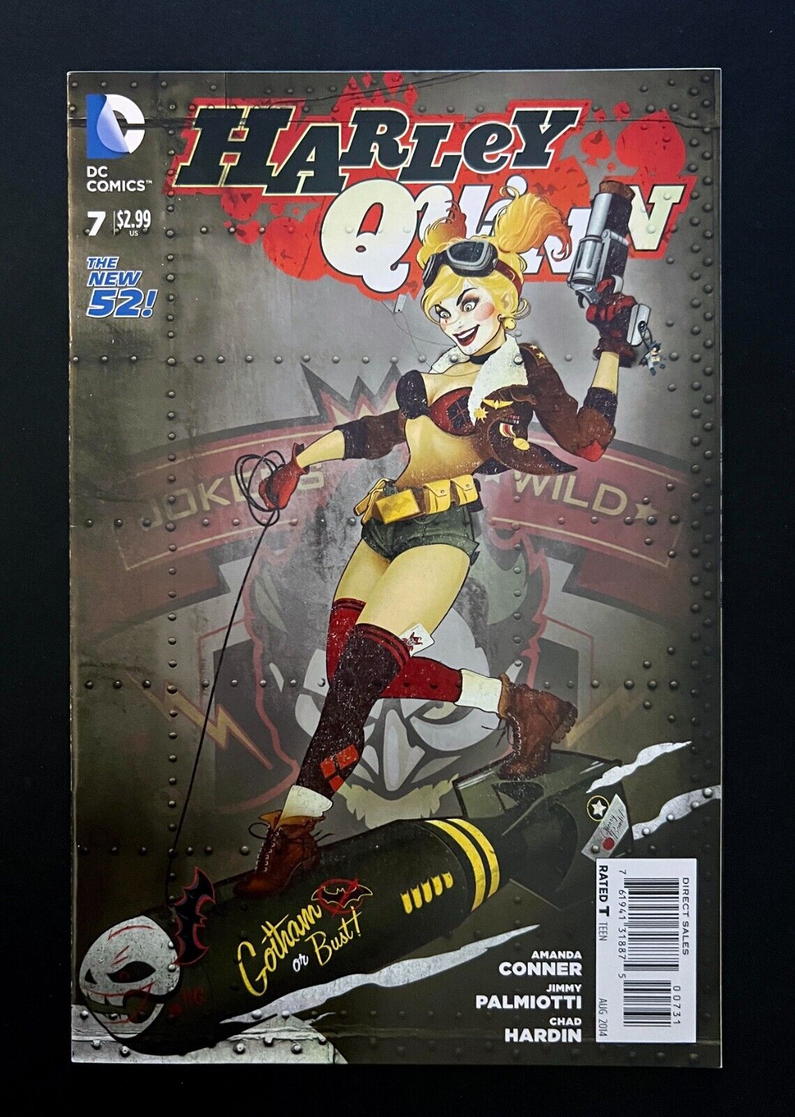 HARLEY QUINN #7 Bombshells Variant By Ant Lucia Poison Ivy New 52 DC Comics 2014
