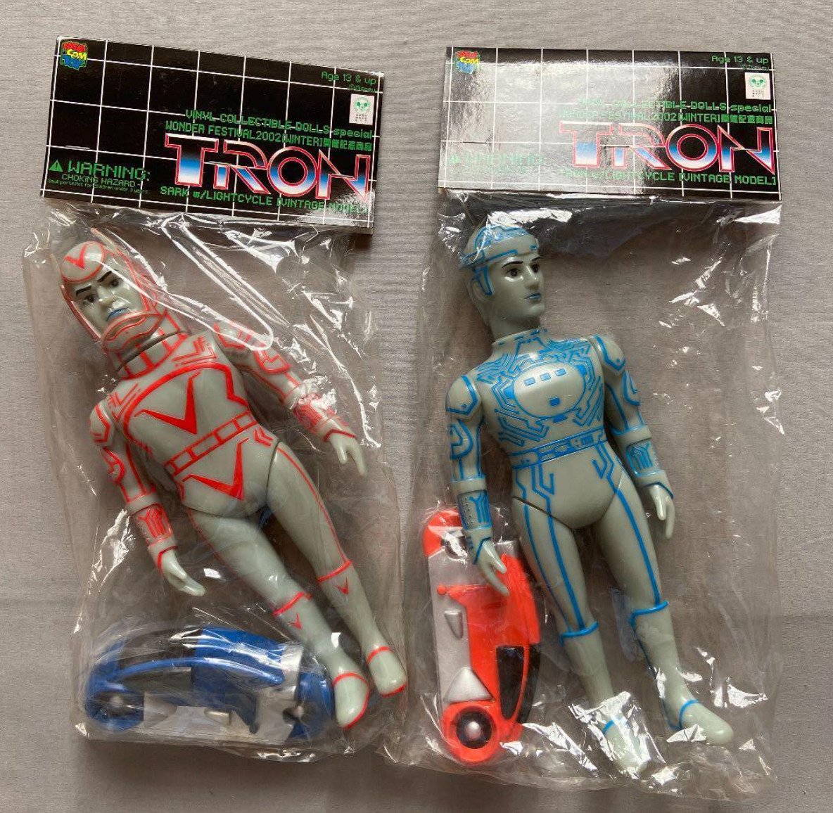Movie Tron Soft Vinyl Figure Wonder Festival Limited 2 Types Medicom Toy