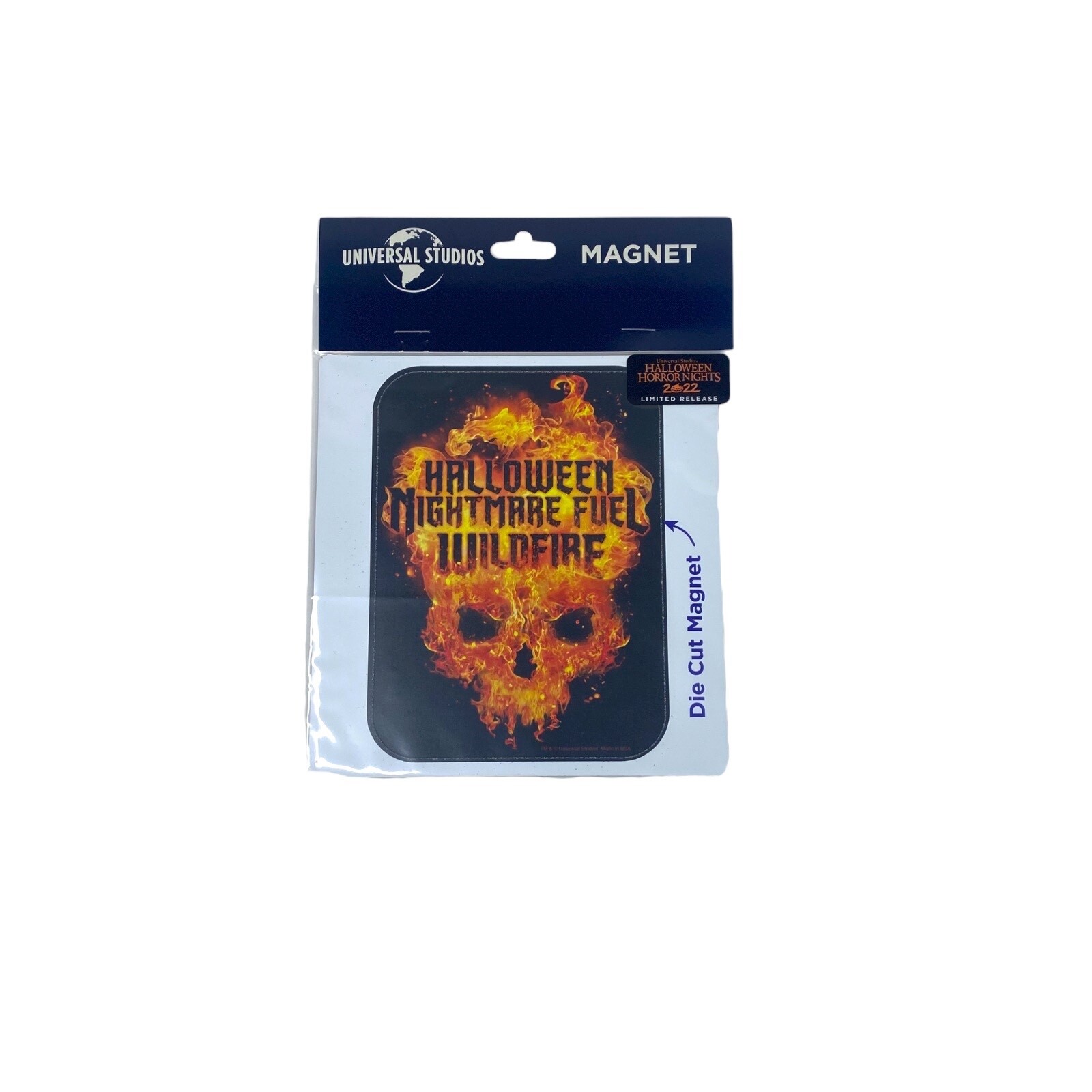 Universal Studios Halloween Horror Nights 2022 Nightmare Fuel Wildfire Magnet Universal Studios Halloween Horror Nights 2022 Nightmare Fuel Wildfire Magnet