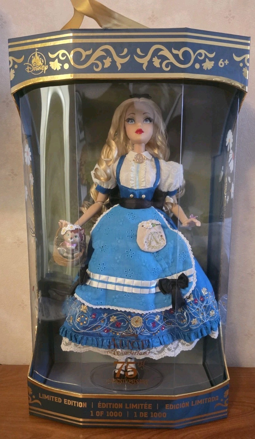 Disney D23 2026 Alice In Wonderland 75th Anniversary Limited Edition Doll Disney D23 2026 Alice In Wonderland 75th Anniversary Limited Edition Doll