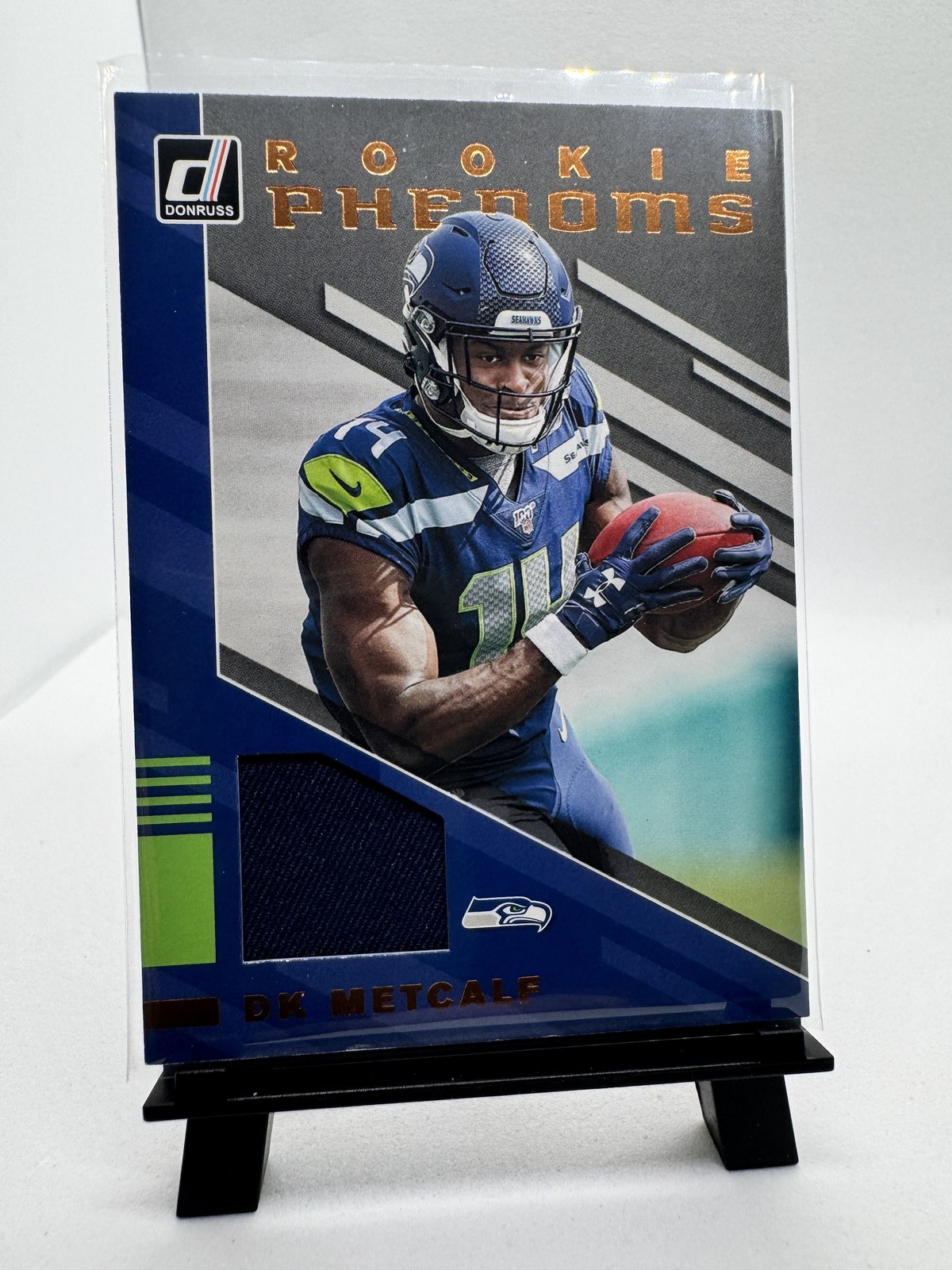 DK Metcalf RC 2019 Donruss Rookie Phenoms Jersey Relic #RPJ-13 Seahawks DK Metcalf RC 2019 Donruss Rookie Phenoms Jersey Relic #RPJ-13 Seahawks