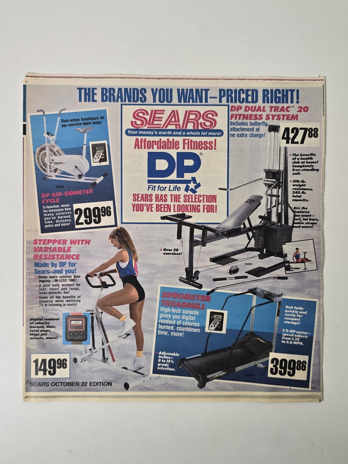 Vintage 1989 Sears October 22 Catalog Craftsman Fitness Electronics 16 Pages Ad Vintage 1989 Sears October 22 Catalog Craftsman Fitness Electronics 16 Pages Ad