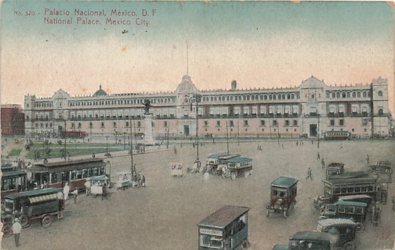 Postcard Mexico: National Palace, Mexico City DB 1936