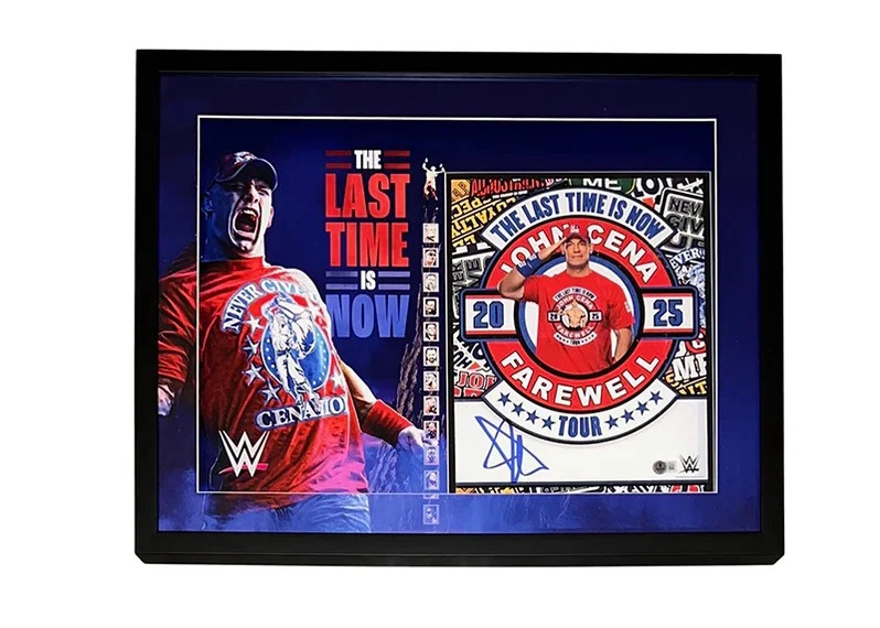 John Cena Autographed Deluxe Framed The Last Time is Now 11x14 Photo - Beckett John Cena Autographed Deluxe Framed The Last Time is Now 11x14 Photo - Beckett