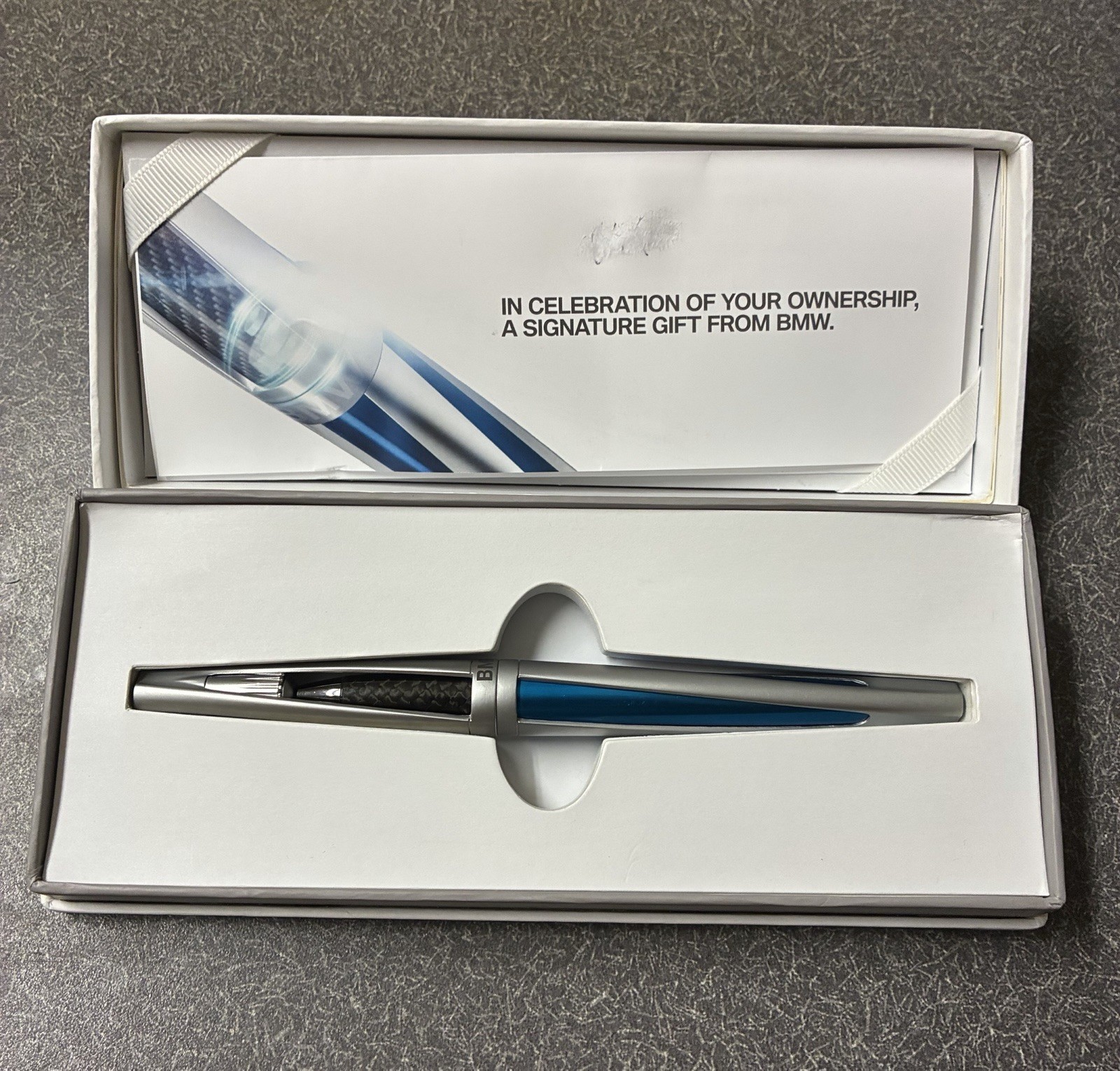 BMW Titanium M Series Ballpoint Pen Owners Gift w/ Presentation Box BMW Titanium M Series Ballpoint Pen Owners Gift w/ Presentation Box