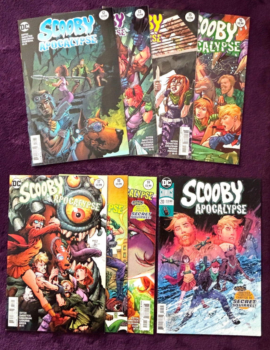 Scooby Apocalypse # 12 13 15 16 17 18 19 20 (2017 DC) Lot of 8 Hi Grade NM- Scooby Apocalypse # 12 13 15 16 17 18 19 20 (2017 DC) Lot of 8 Hi Grade NM-