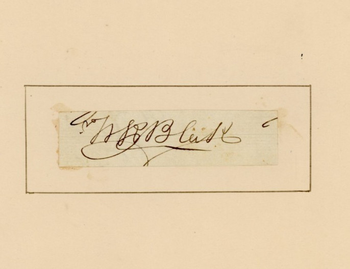 William Rufus Blake Signed Autograph Cut 19thC Noted American Actor William Rufus Blake Signed Autograph Cut 19thC Noted American Actor