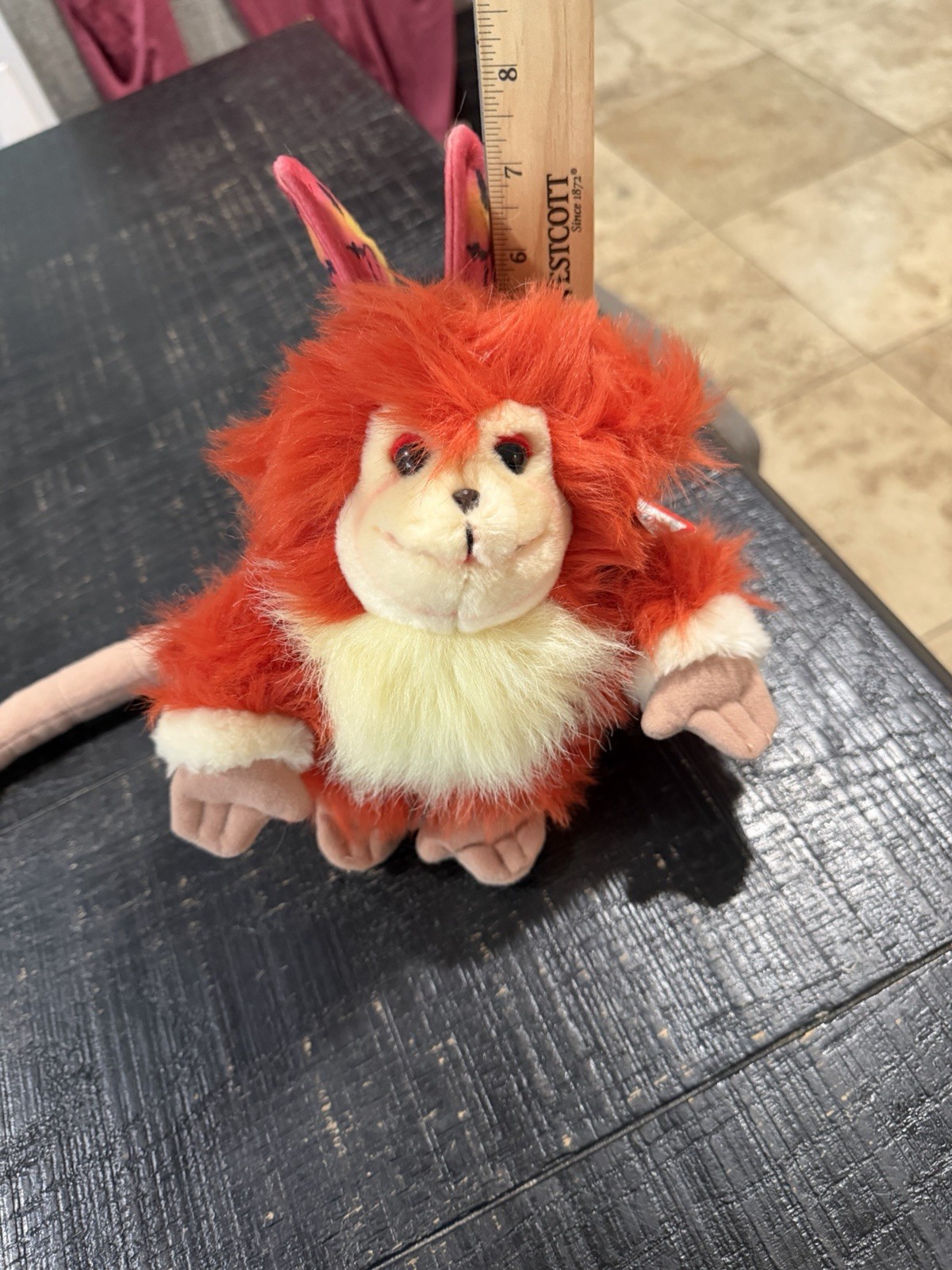 Michael Jackson FUZZBALL Captain EO Disney World Vintage Plush 1986 w/Tags HTF Michael Jackson FUZZBALL Captain EO Disney World Vintage Plush 1986 w/Tags HTF