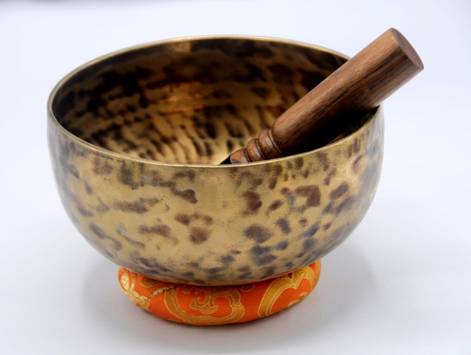 7 inch Handmade Tiger of Eye - Healing Bowl -Singing Bowl - Seven Chakra - Nepal 7 inch Handmade Tiger of Eye - Healing Bowl -Singing Bowl - Seven Chakra - Nepal