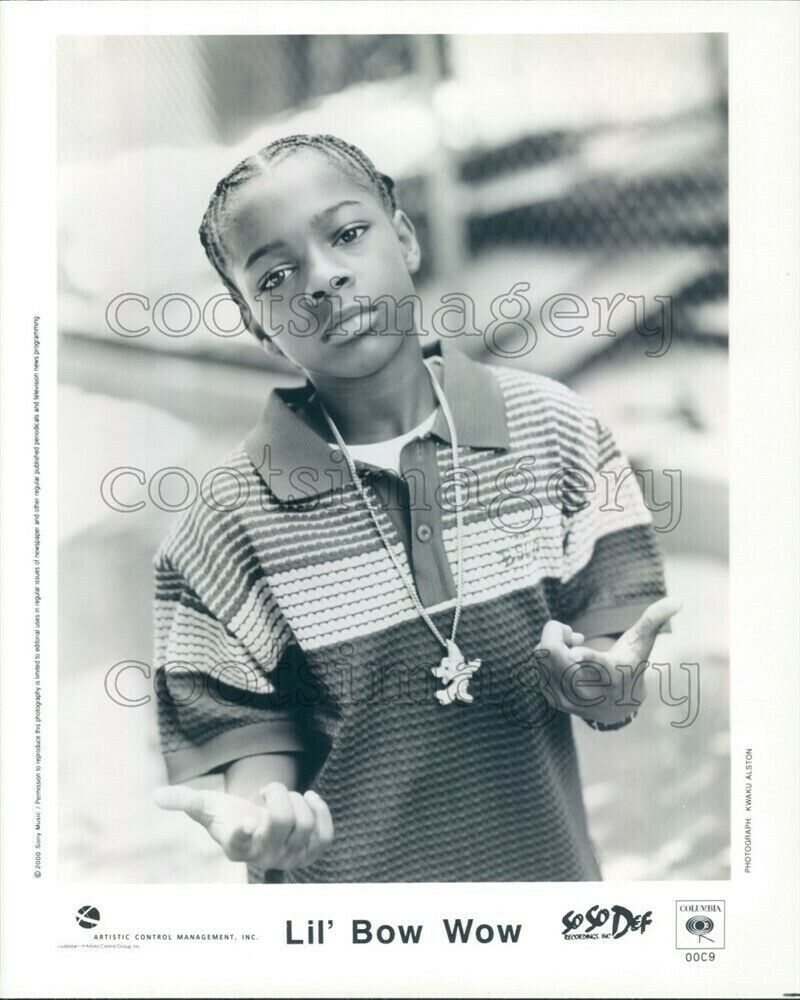 2000 Press Photo Rapper Lil’ Bow Wow Hip Hop