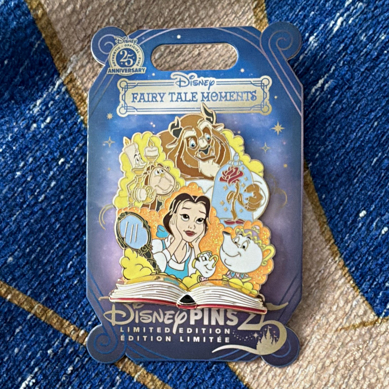 Disney Fairy Tale Moments Belle Beauty & The Beast Limited Edition Single Pin Disney Fairy Tale Moments Belle Beauty & The Beast Limited Edition Single Pin