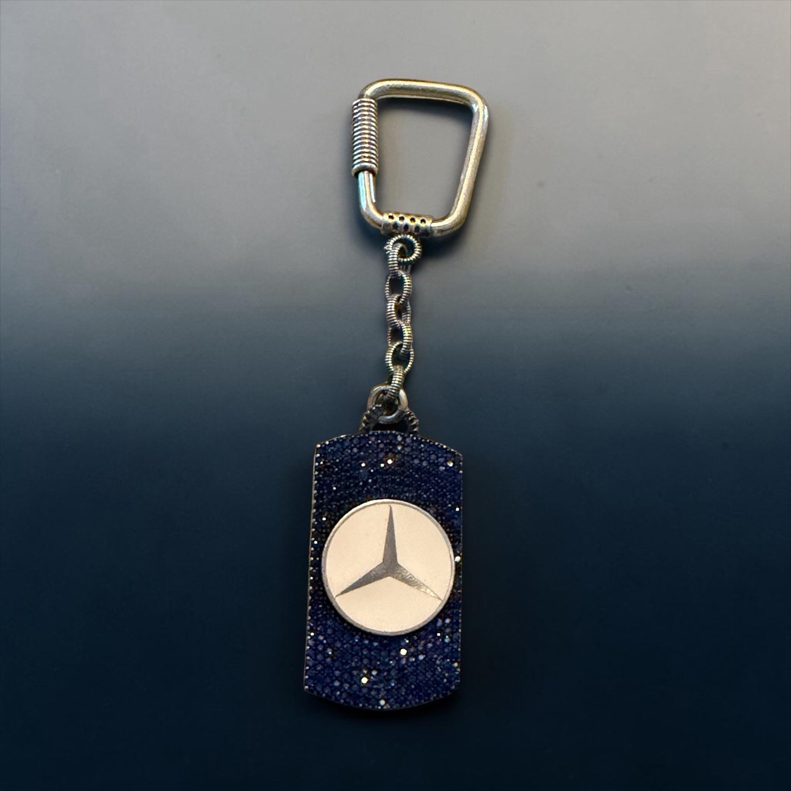 Mercedes-Benz Australian Crystal Sterling Silver Keychain Mercedes-Benz Australian Crystal Sterling Silver Keychain