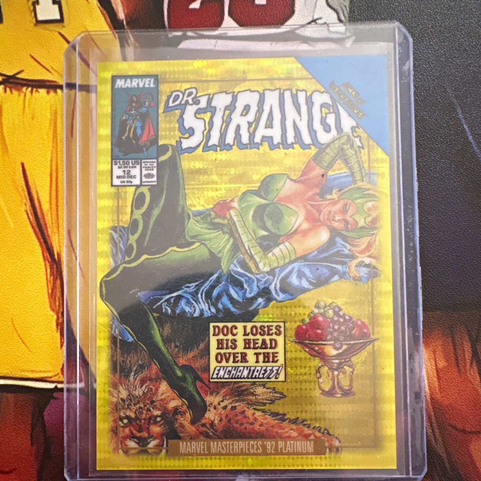 SkyBox 2024 Marvel Masterpieces '92 Platinum Variant Covers Enchantress 21-V SkyBox 2024 Marvel Masterpieces '92 Platinum Variant Covers Enchantress 21-V