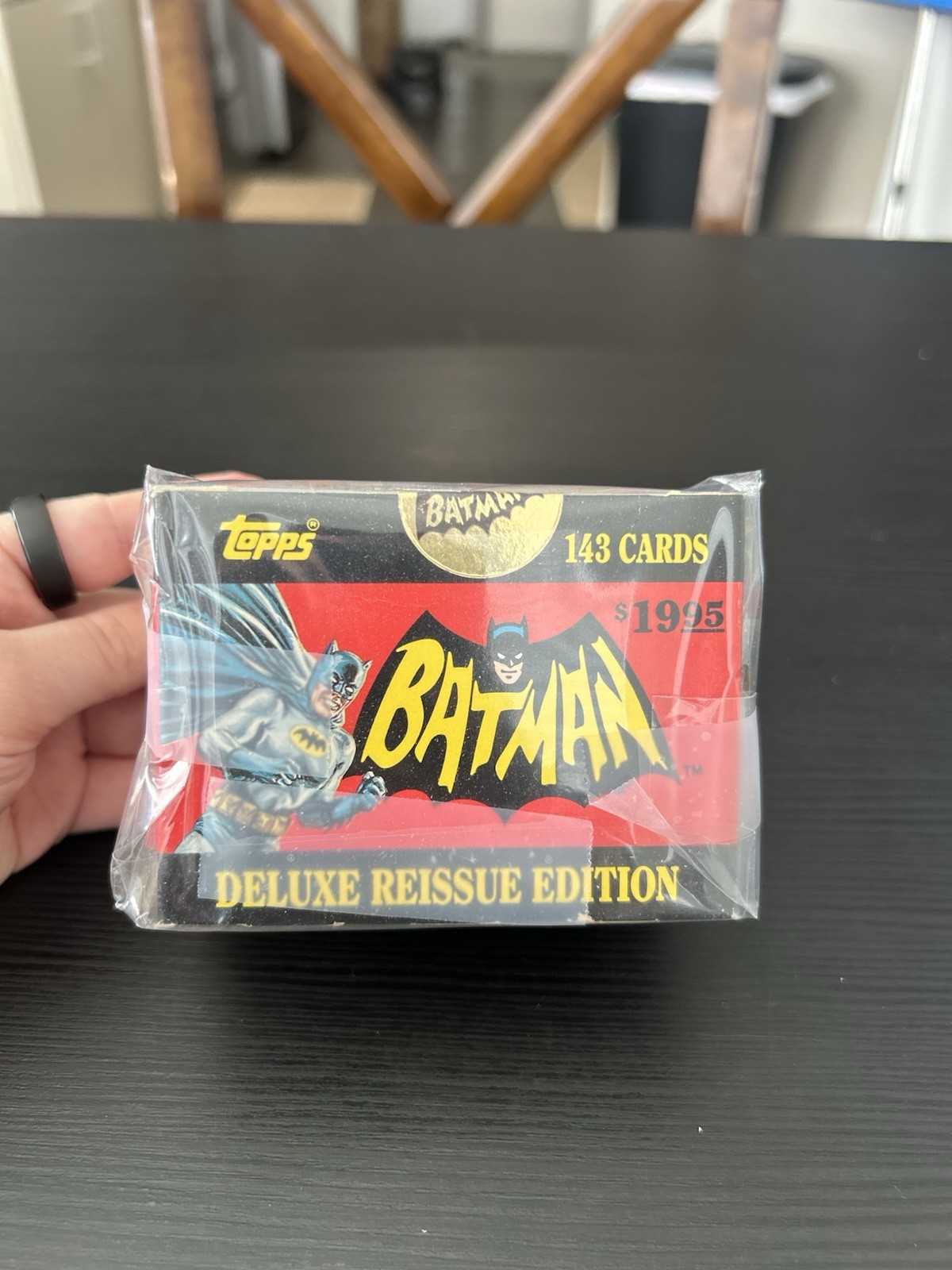 NEW SEALED 1989 Topps Batman 1966 Deluxe Reissue Complete 143 Card Set NICE NEW SEALED 1989 Topps Batman 1966 Deluxe Reissue Complete 143 Card Set NICE
