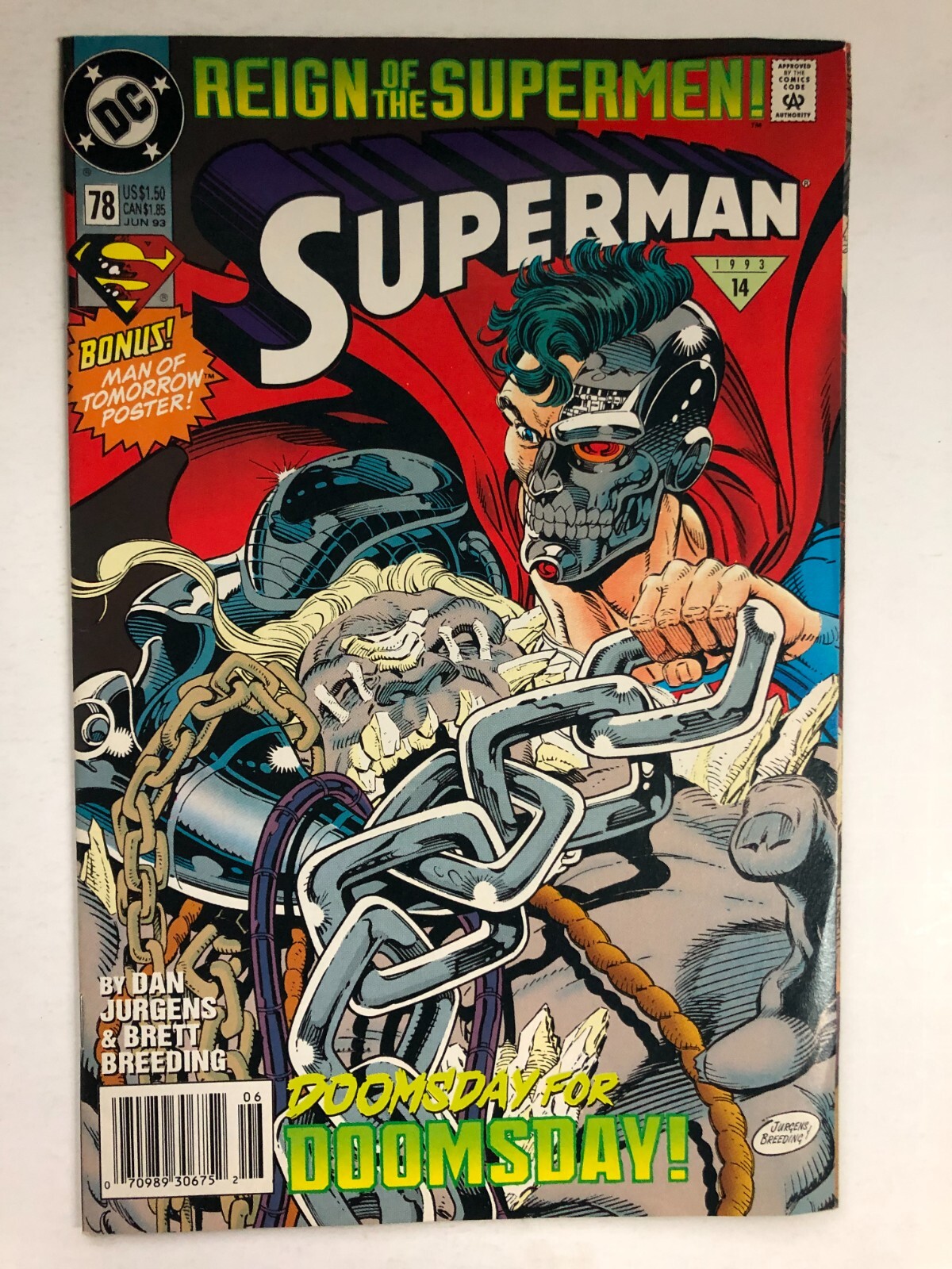 Superman #78 - Dan Jurgens - 1993 Superman #78 - Dan Jurgens - 1993