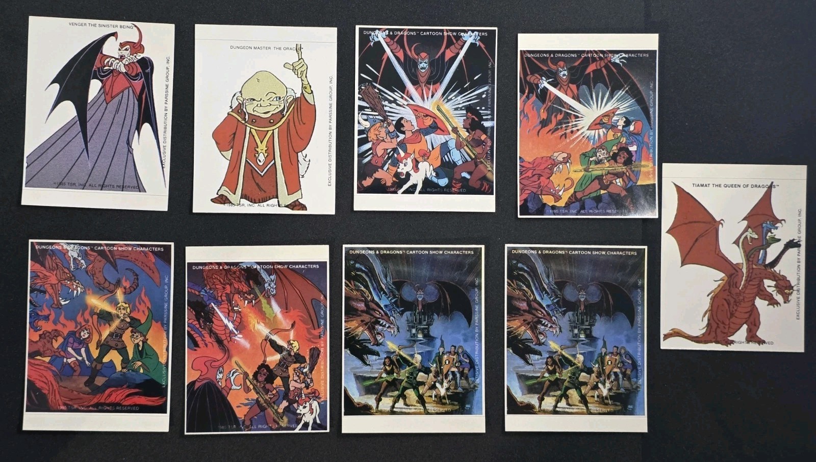 Vintage 1985 Parssine Group Dungeons & Dragons Vending Machine Stickers Lot Of 9 Vintage 1985 Parssine Group Dungeons & Dragons Vending Machine Stickers Lot Of 9