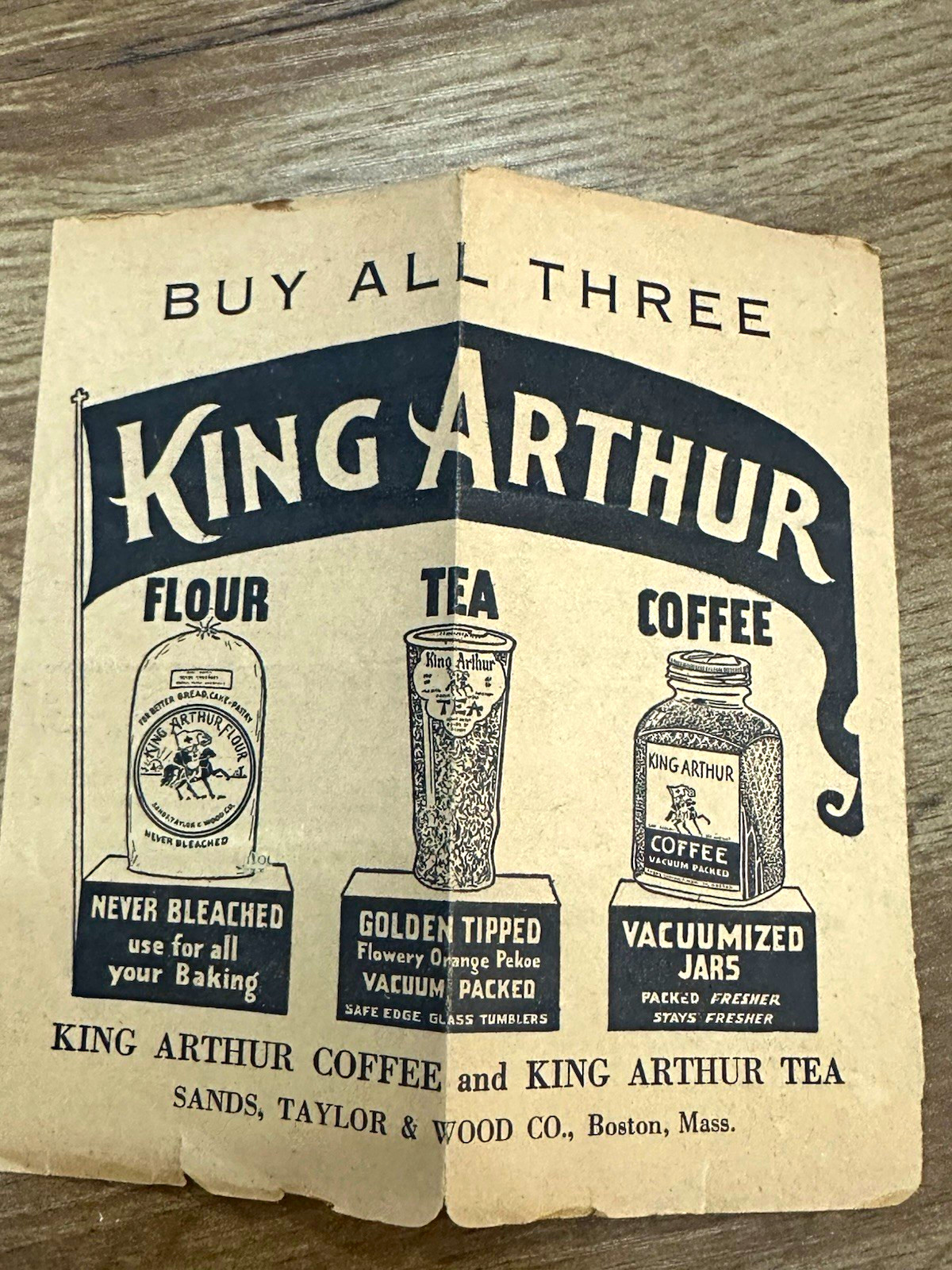 Vintage 1930s King Arthur Flour Tea Coffee Recipe Advertising Booklet Boston Vintage 1930s King Arthur Flour Tea Coffee Recipe Advertising Booklet Boston