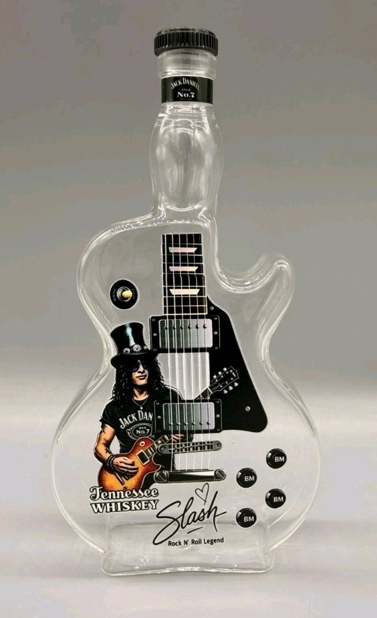 Slash "Signature" Guitar Shaped Decanter Jack Daniels Themed ▪︎ New Slash "Signature" Guitar Shaped Decanter Jack Daniels Themed ▪︎ New