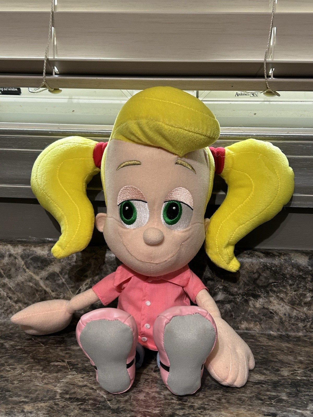 16 Inch Cindy Vortex Plush Doll Nickelodeon Jimmy Neutron 2003 Viacom Vintage 16 Inch Cindy Vortex Plush Doll Nickelodeon Jimmy Neutron 2003 Viacom Vintage