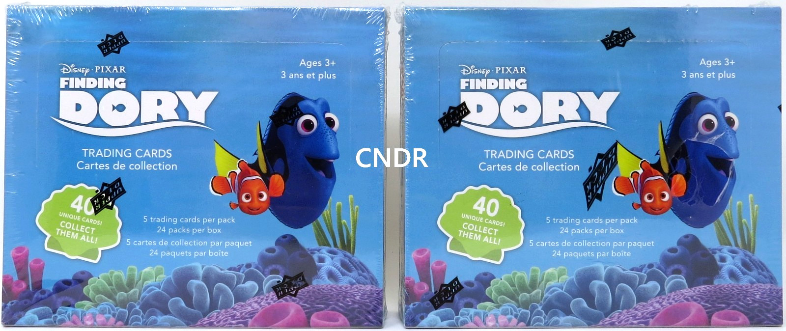 2 BOX LOT 2016 Upper Deck Disney FINDING DORY sealed trading card boxes 24 packs 2 BOX LOT 2016 Upper Deck Disney FINDING DORY sealed trading card boxes 24 packs