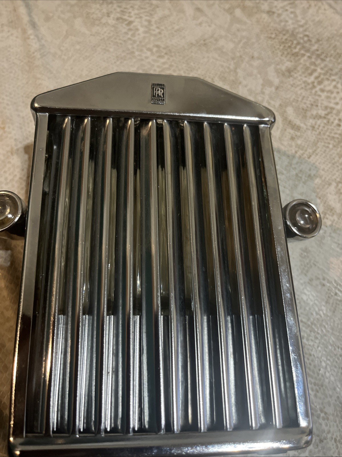 Rolls Royce Vintage Ruddspeed LTD Chrome Radiator Grill Flask Decanter Barware Rolls Royce Vintage Ruddspeed LTD Chrome Radiator Grill Flask Decanter Barware