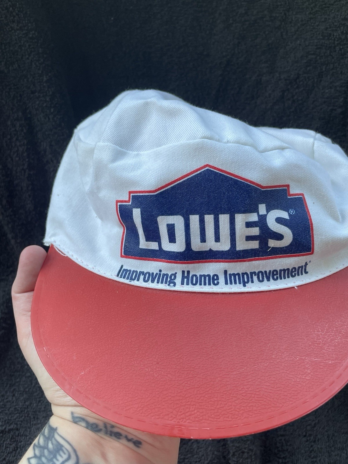 Vintage Lowe’s Employee Cap Collectible Memorabilia Logo Vintage Lowe’s Employee Cap Collectible Memorabilia Logo