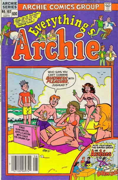 Everything's Archie #102 FN; Archie | August 1982 Bikini Beach Cover - we combin