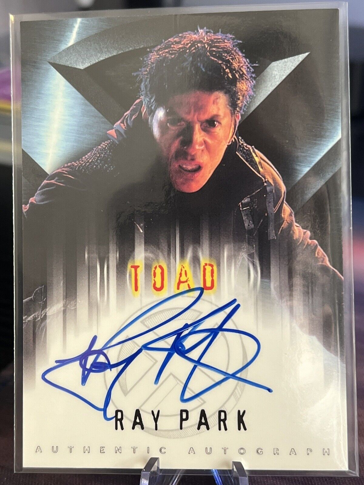 2000 Topps X-Men the Movie Authentic Autograph Ray Park as Toad Auto RARE