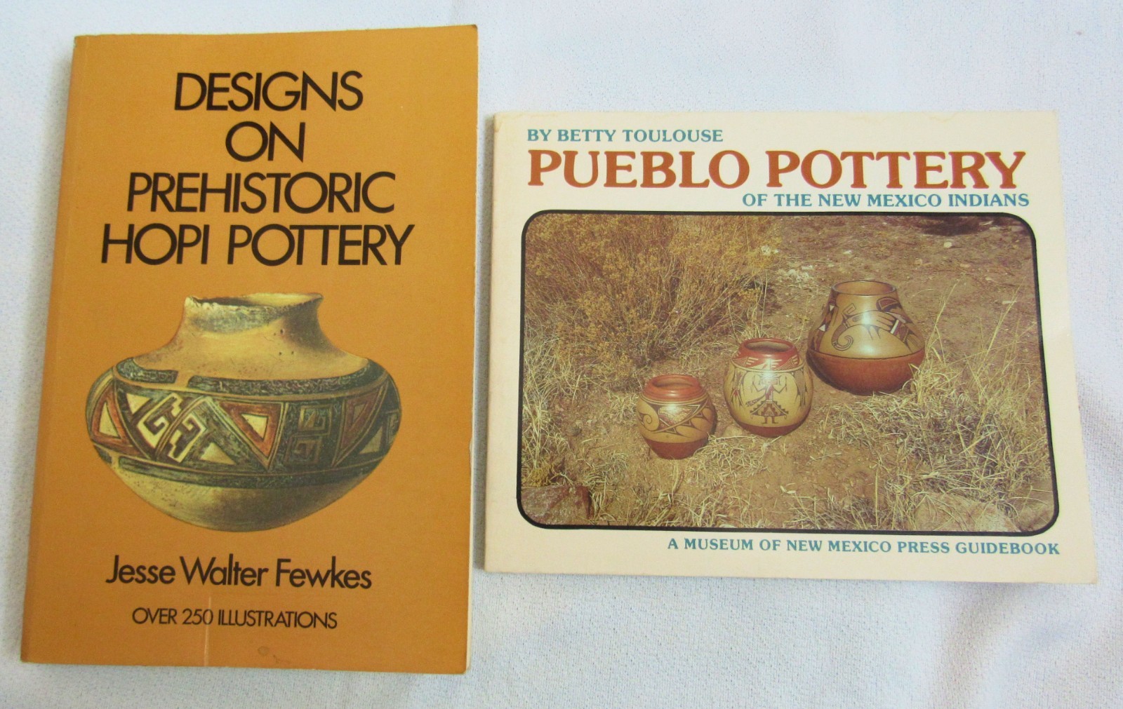 2 Indian Reference Books Designs On Prehistoric Hopi Pottery & Pueblo Ceramics 2 Indian Reference Books Designs On Prehistoric Hopi Pottery & Pueblo Ceramics