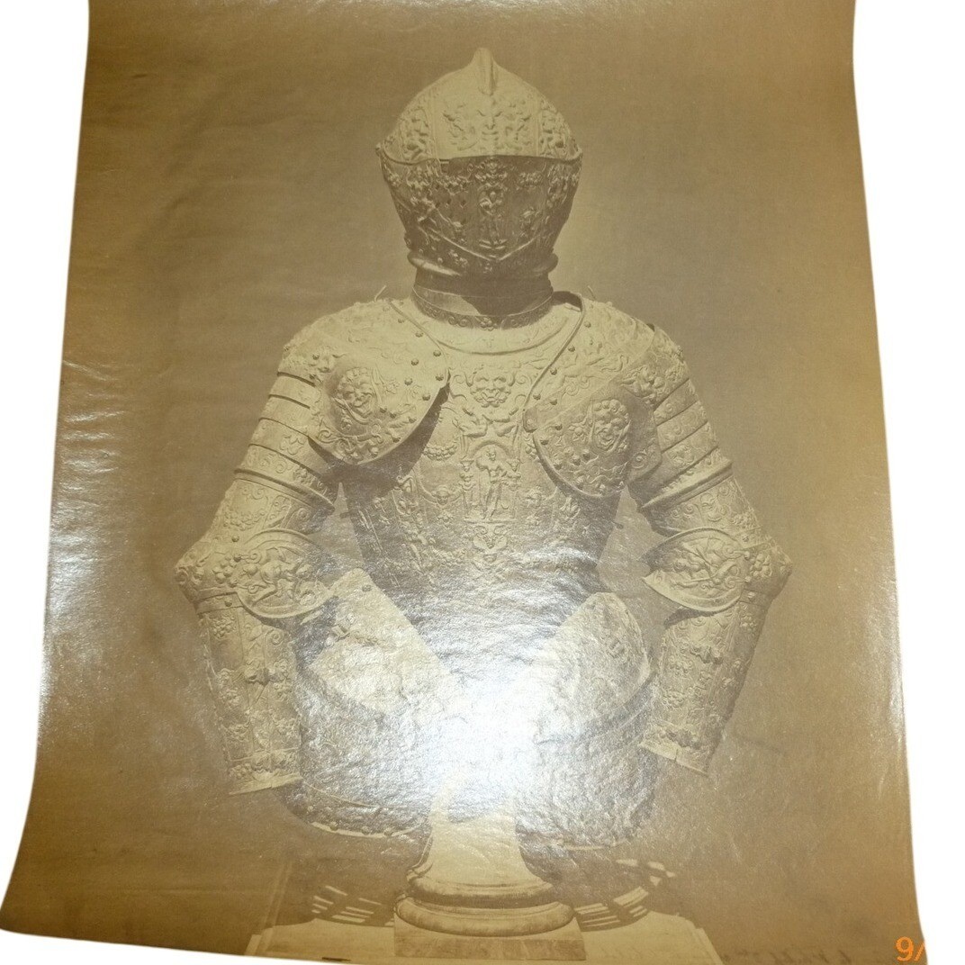 Charles Clifford 1860s Albumen Print Philip III Child Armor Royal Armoury Madrid Charles Clifford 1860s Albumen Print Philip III Child Armor Royal Armoury Madrid