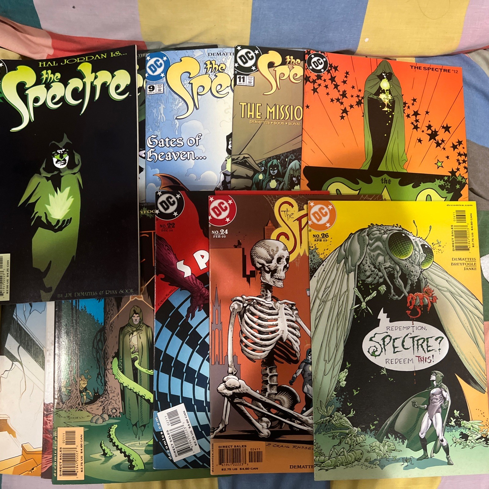 The Spectre 2001 DC Comics Hal Jordan #1 Lot Of 14 Comics