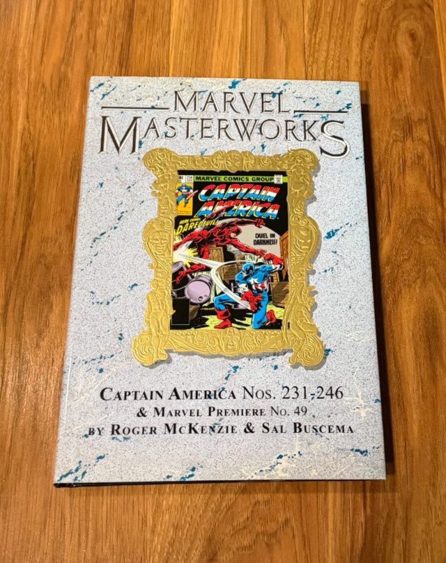 Marvel Masterworks: Captain America Vol. 13 DM VARIANT 309 HC McKenzie Buscema Marvel Masterworks: Captain America Vol. 13 DM VARIANT 309 HC McKenzie Buscema