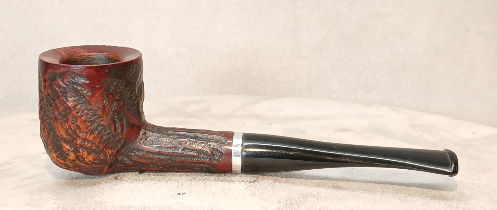 Gorgeous Austin Stout Billiard Tobacco Pipe W/Custom-Bilt Style Rustication 